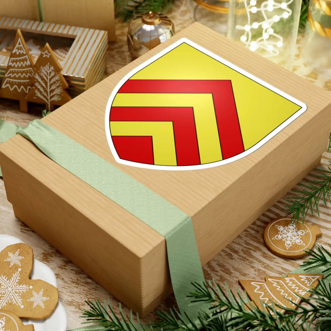 Arms of dAché (France) (Coat of Arms) STICKER Vinyl Kiss-Cut Decal - The Sticker Space