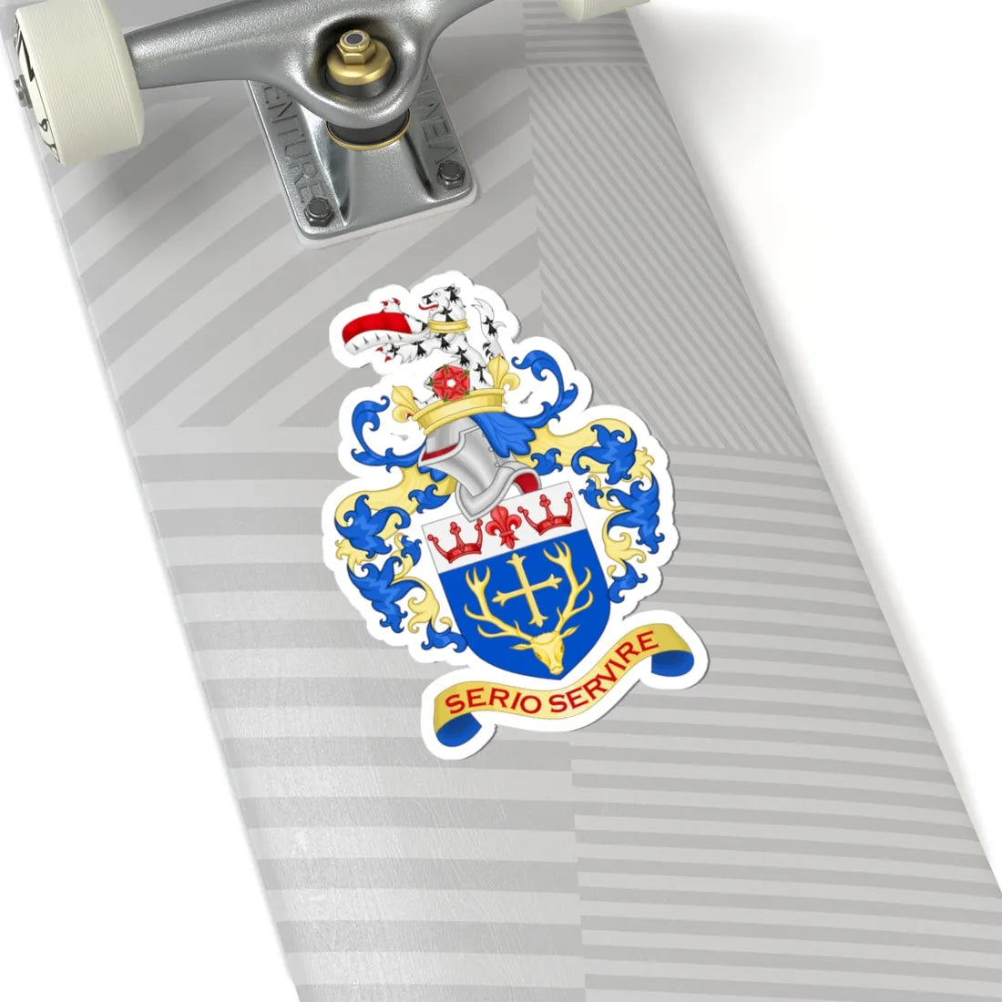 Arms of East Dorset and Wimborne District Council (England) (Coat of Arms) STICKER Vinyl Kiss-Cut Decal - The Sticker Space