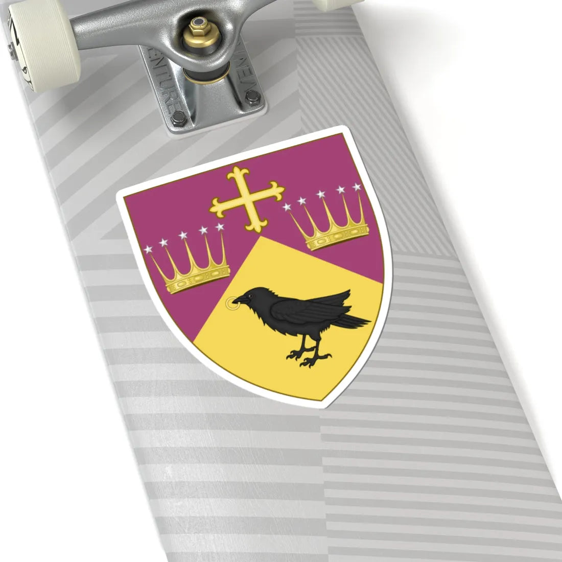 Arms of Ellesmere College Escutcheon Only (England) (Coat of Arms) STICKER Vinyl Kiss-Cut Decal - The Sticker Space
