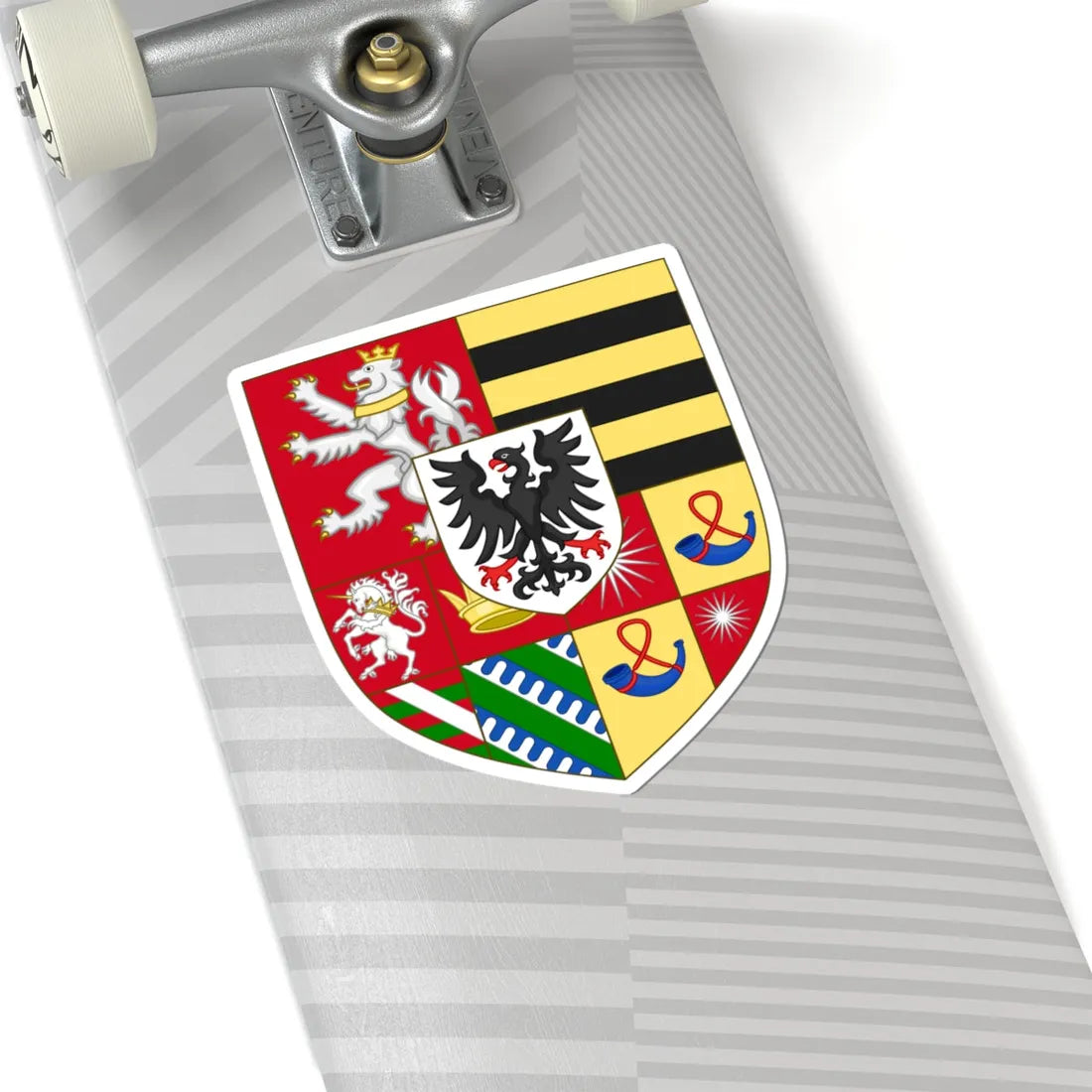 Arms of Ferrante II Gonzaga Duke of Guastalla (Italy) (Coat of Arms) STICKER Vinyl Kiss-Cut Decal - The Sticker Space