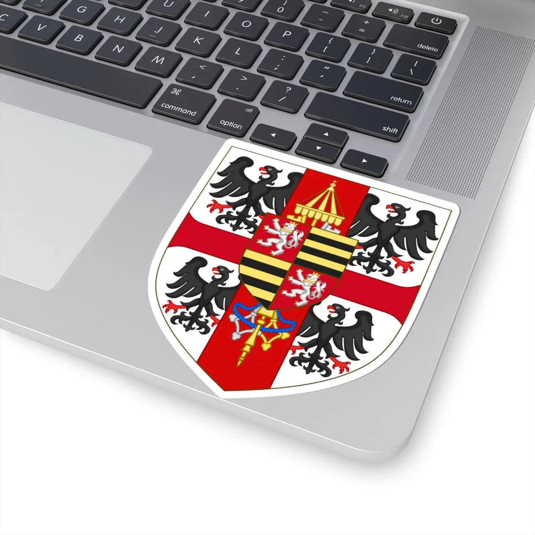 Arms of Francesco II Gonzaga Marquess of Mantua 2 (Italy) (Coat of Arms) STICKER Vinyl Kiss-Cut Decal - The Sticker Space