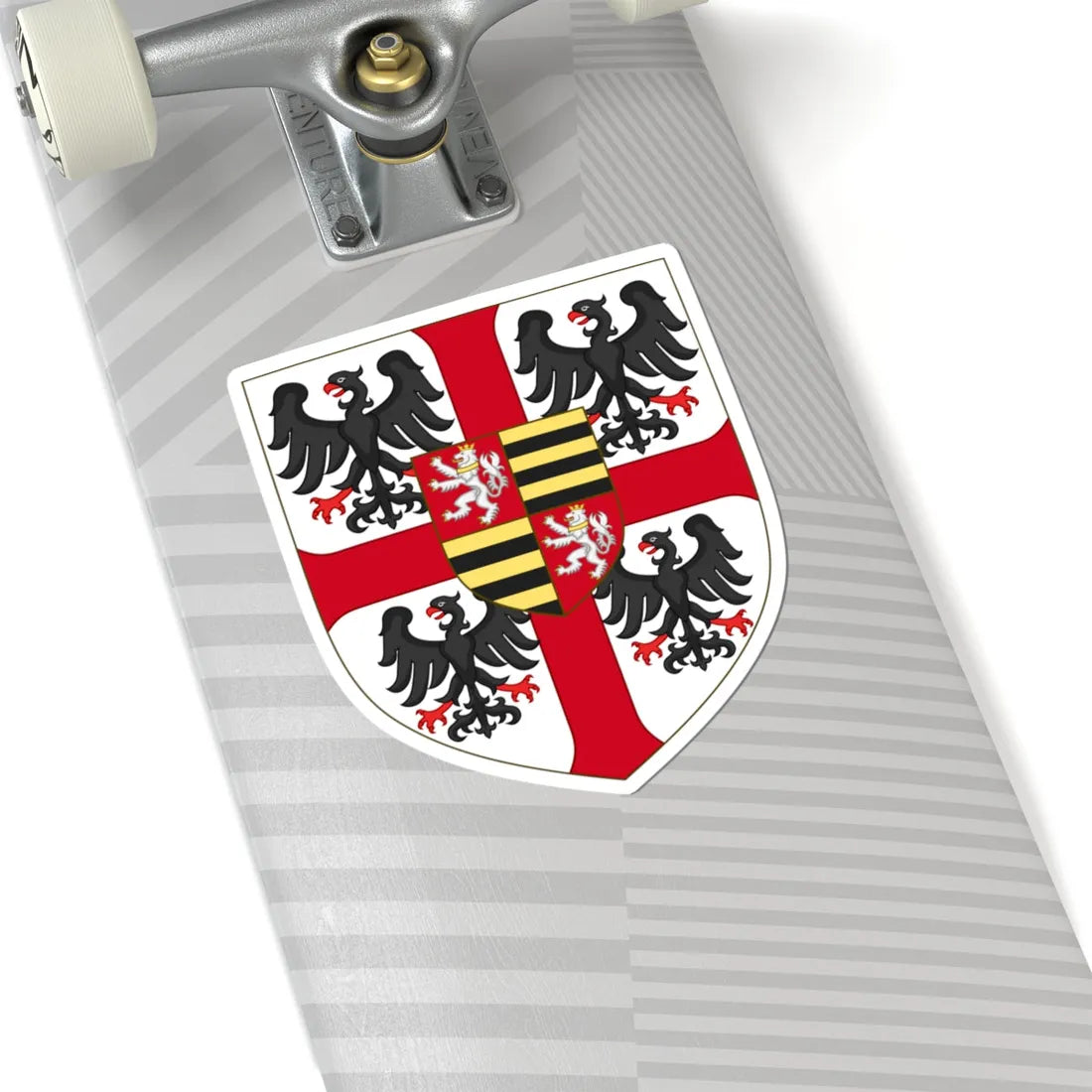 Arms of Gianfrancesco I Gonzaga Marquess of Mantua (Italy) (Coat of Arms) STICKER Vinyl Kiss-Cut Decal - The Sticker Space