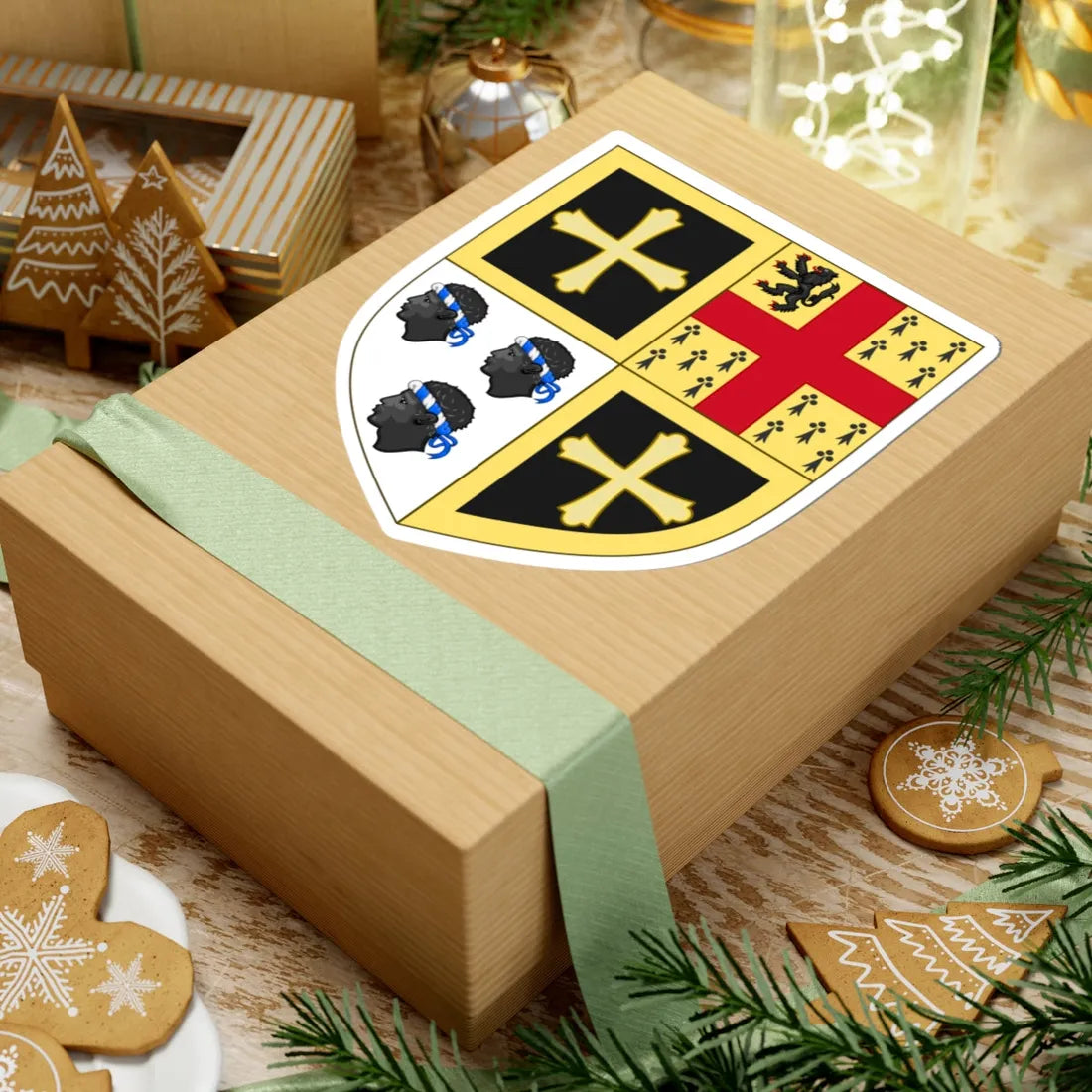 Arms of Henry Lascelles 6th Earl of Harewood (United Kingdom) (Coat of Arms) STICKER Vinyl Kiss-Cut Decal - The Sticker Space