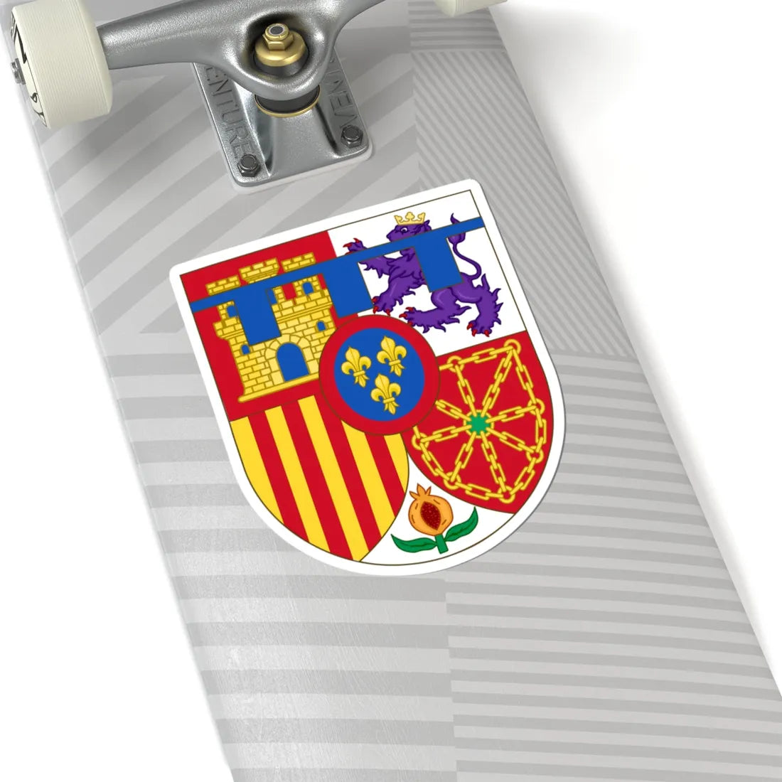 Arms of Leonor Princess of Asturias (Spain) (Coat of Arms) STICKER Vinyl Kiss-Cut Decal - The Sticker Space