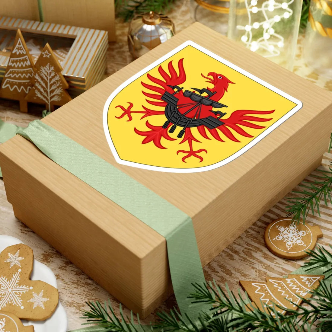 Arms of MacDonald of MacDonald (Scotland) (Coat of Arms) STICKER Vinyl Kiss-Cut Decal - The Sticker Space