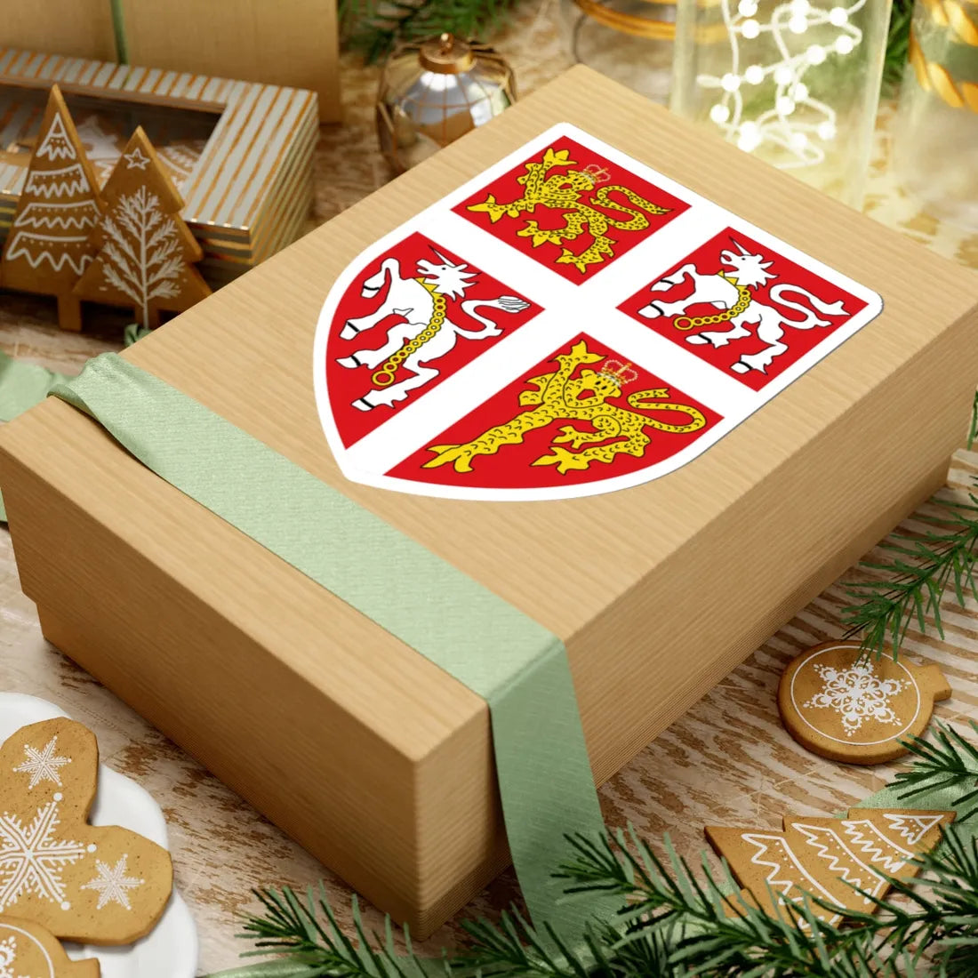 Arms of Newfoundland and Labrador (Canada) (Coat of Arms) STICKER Vinyl Kiss-Cut Decal - The Sticker Space