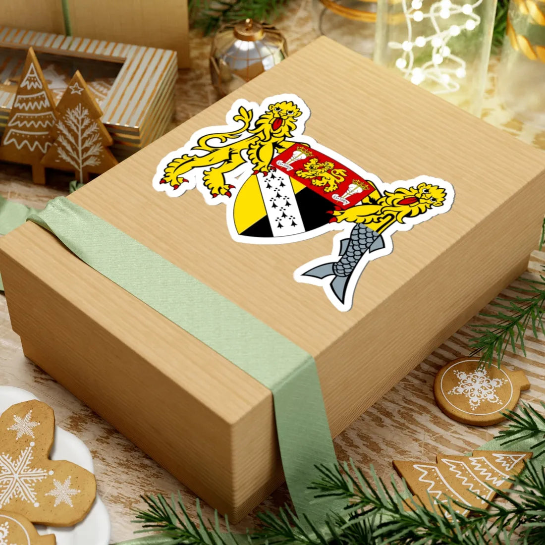 Arms of Norfolk (England) (Coat of Arms) STICKER Vinyl Kiss-Cut Decal - The Sticker Space