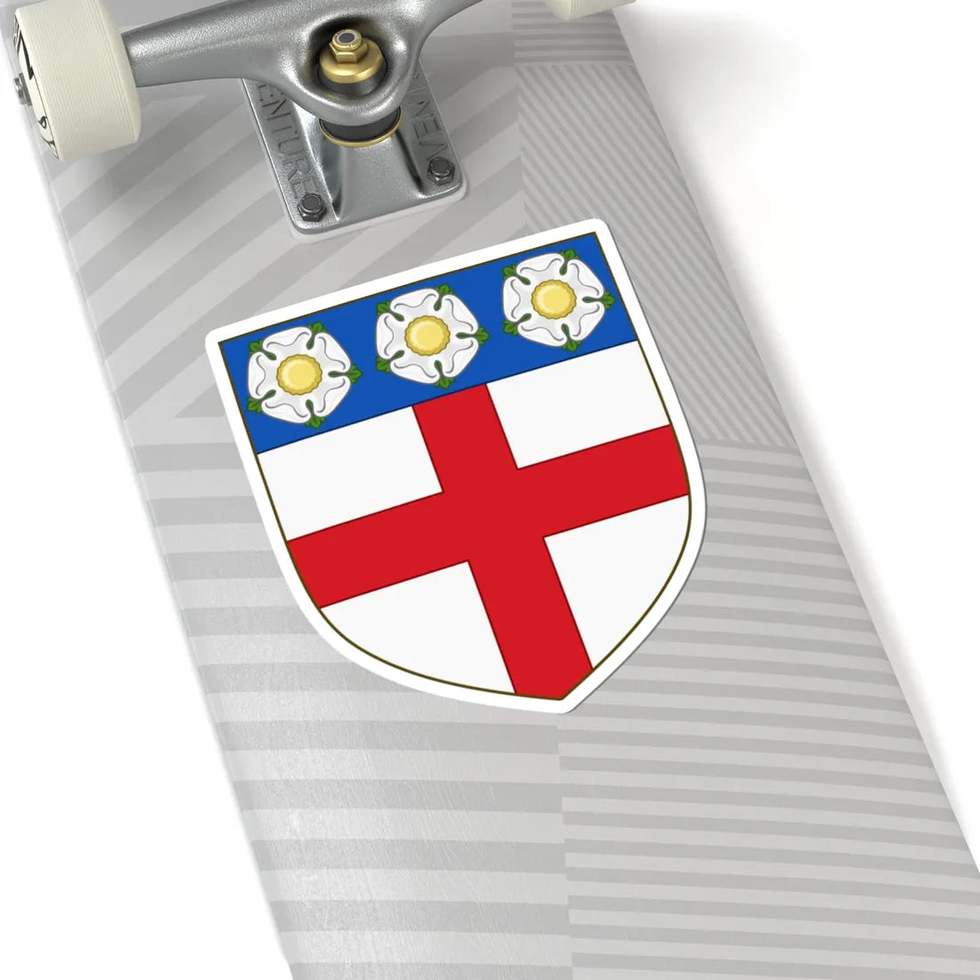 Arms of North Riding County Council (England) (Coat of Arms) STICKER Vinyl Kiss-Cut Decal - The Sticker Space