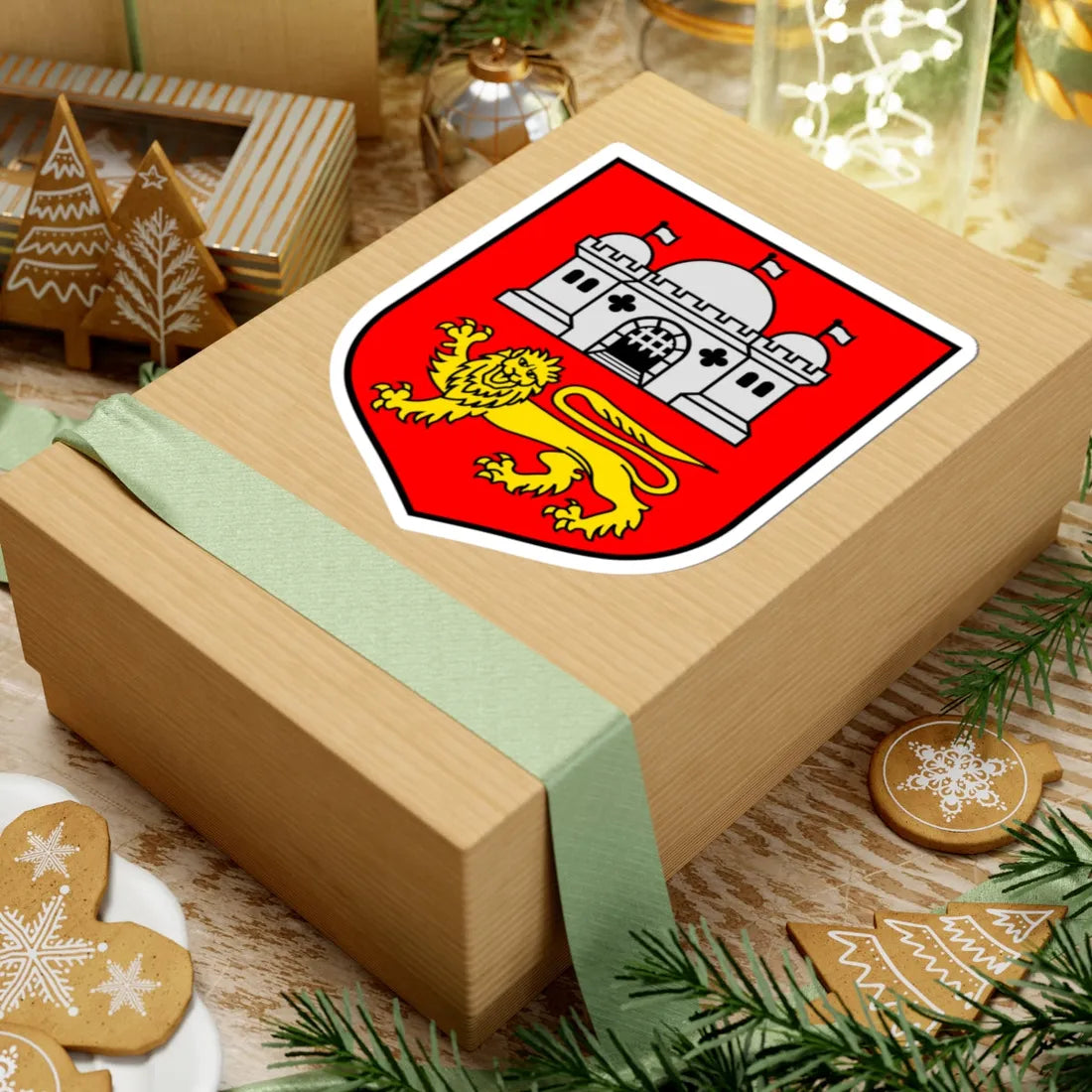 Arms of Norwich (England) (Coat of Arms) STICKER Vinyl Kiss-Cut Decal - The Sticker Space