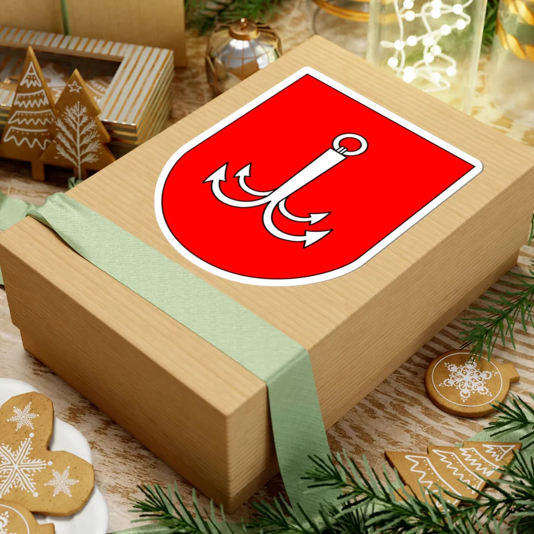 Arms of Odesa (Ukraine) (Coat of Arms) STICKER Vinyl Kiss-Cut Decal - The Sticker Space