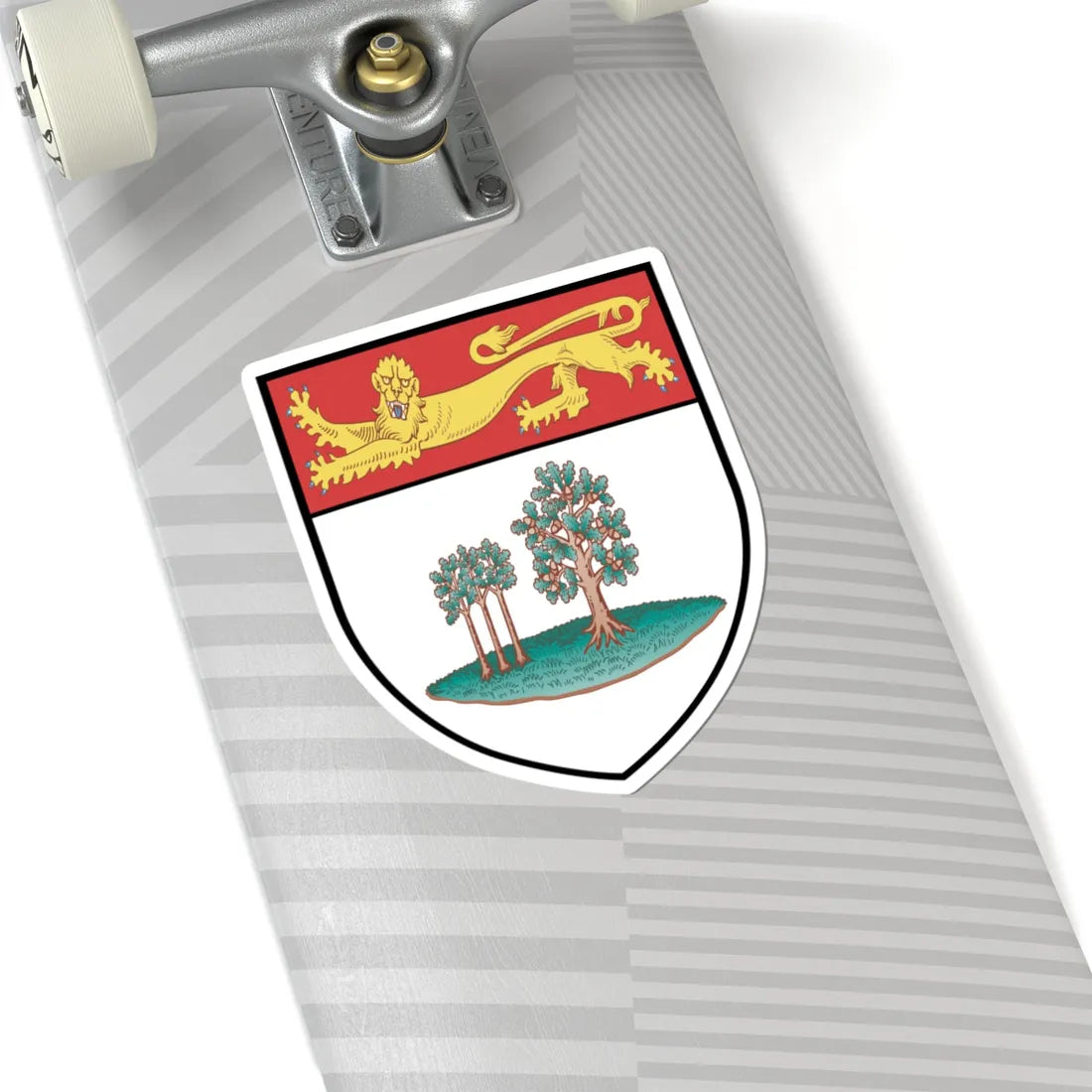 Arms of Prince Edward Island (Canada) (Coat of Arms) STICKER Vinyl Kiss-Cut Decal - The Sticker Space