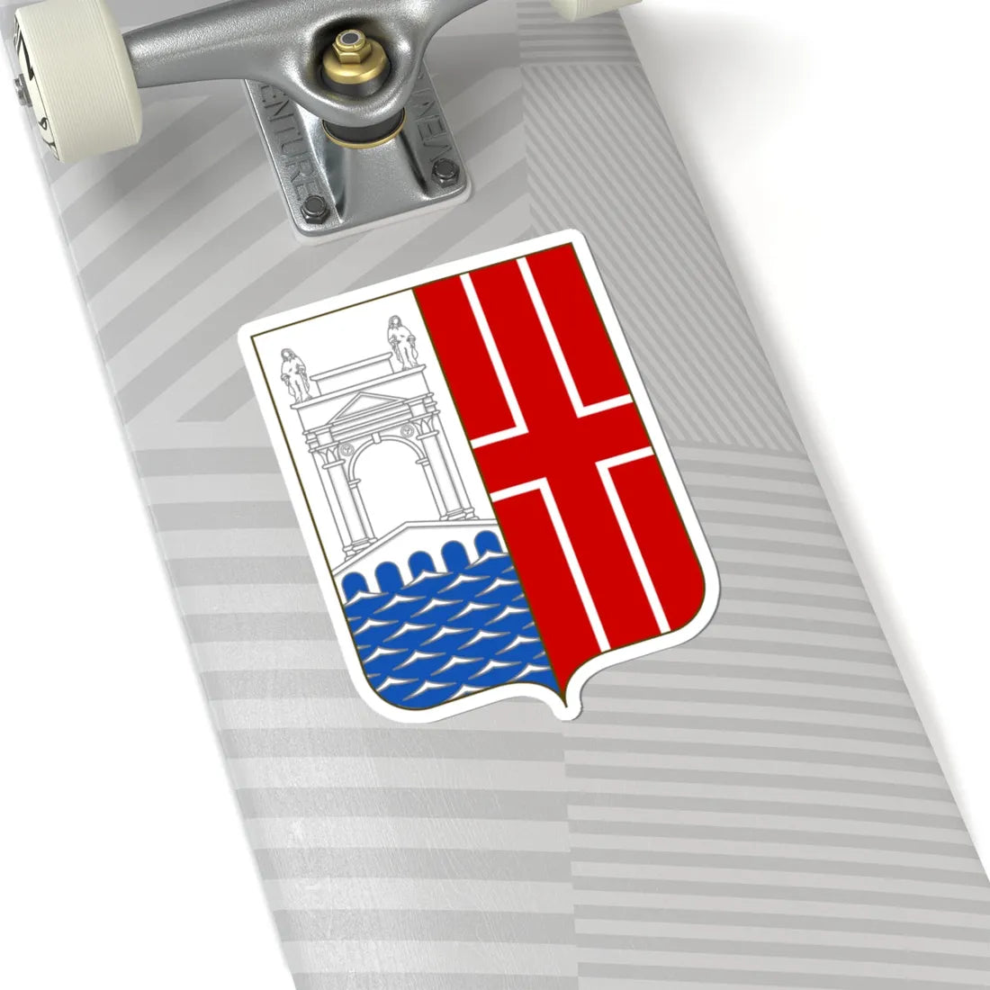 Arms of Rimini (Italy) (Coat of Arms) STICKER Vinyl Kiss-Cut Decal - The Sticker Space