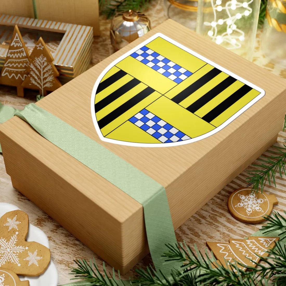 Arms of Stewart Earl of Atholl 1596 creation (Scotland) (Coat of Arms) STICKER Vinyl Kiss-Cut Decal - The Sticker Space