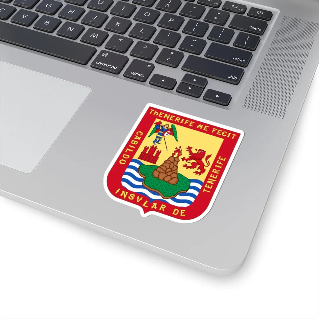 Arms of Tenerife (Spain) (Coat of Arms) STICKER Vinyl Kiss-Cut Decal - The Sticker Space