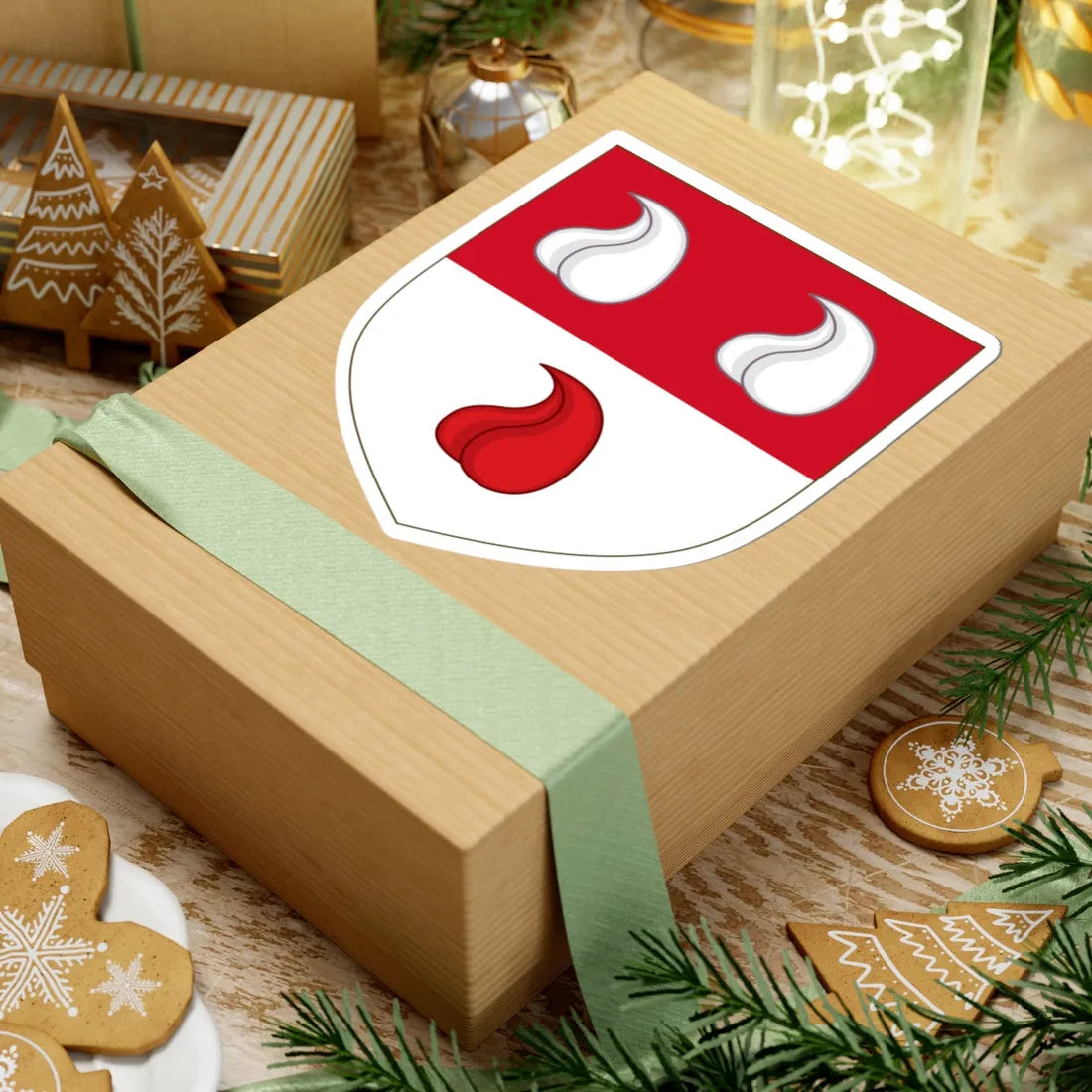 Arms of the house of Colleoni (Italy) (Coat of Arms) STICKER Vinyl Kiss-Cut Decal - The Sticker Space