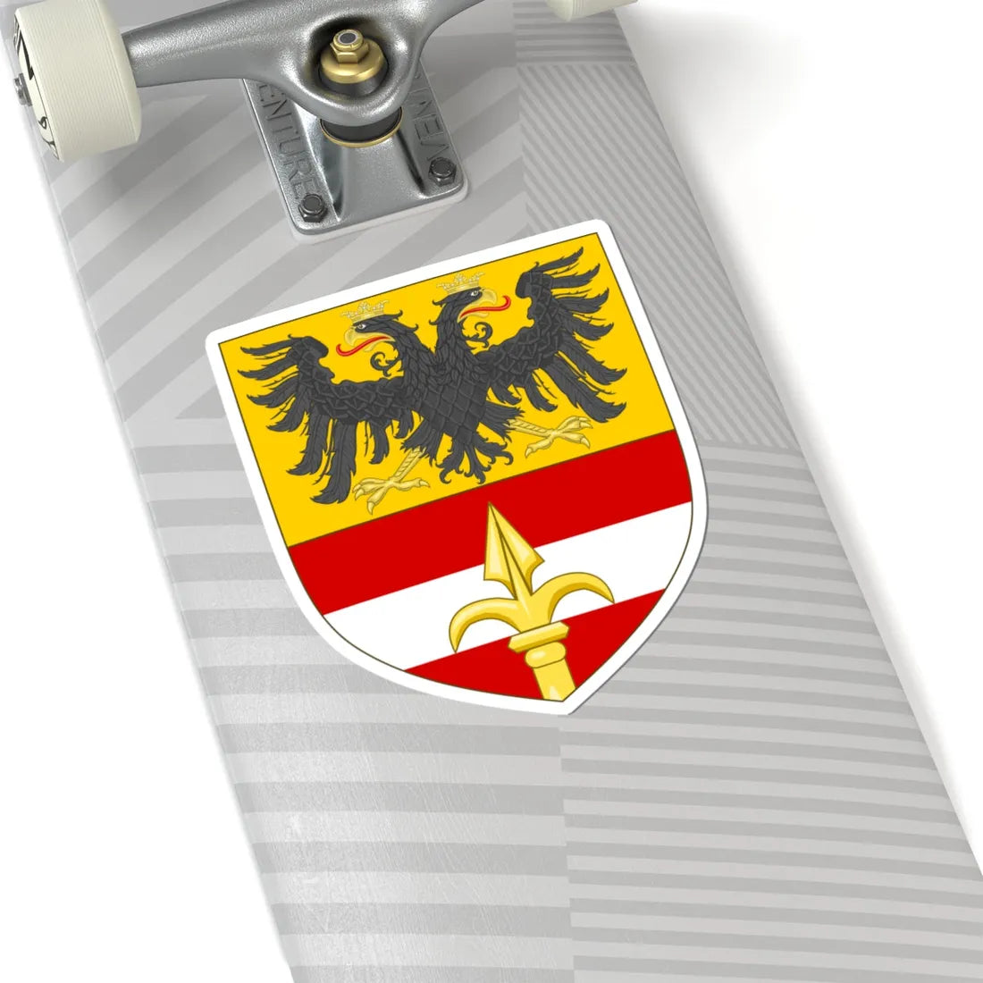 Arms of the Imperial Free City of Trieste (Italy) (Coat of Arms) STICKER Vinyl Kiss-Cut Decal - The Sticker Space