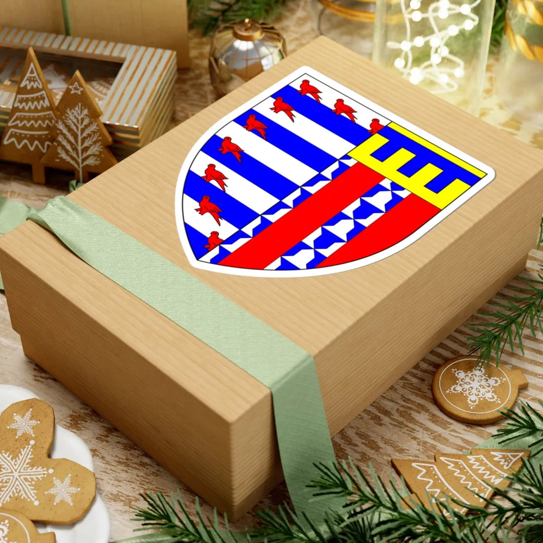 Arms PembrokeCollege Cambridge (England) (Coat of Arms) STICKER Vinyl Kiss-Cut Decal - The Sticker Space