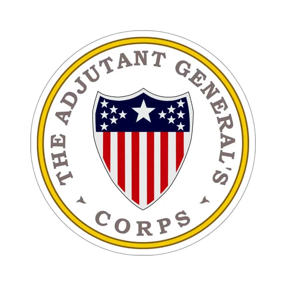Army Adjutant Generals Corps STICKER Vinyl Die-Cut Decal 5 Inch - The Sticker Space