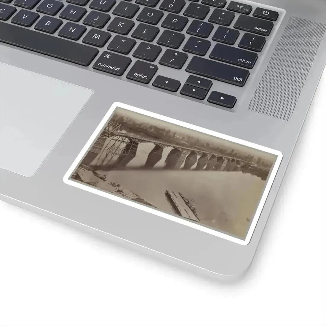 Army Bridge Across the Tennessee River at Chattanooga, L8121 (U.S. Civil War) STICKER Vinyl Kiss-Cut Decal - The Sticker Space