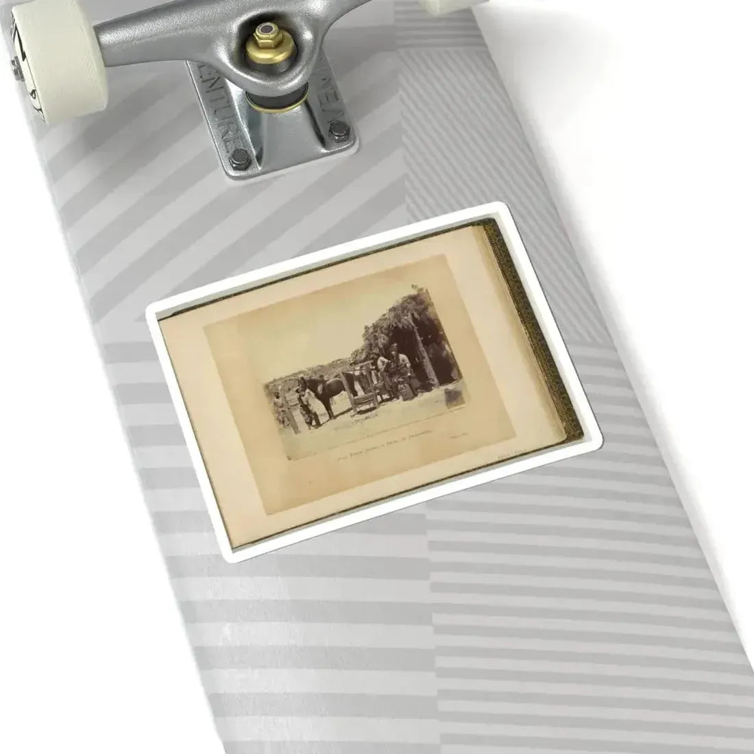 Army Forge Scene, in Front of Petersburg (U.S. Civil War) STICKER Vinyl Kiss-Cut Decal - The Sticker Space