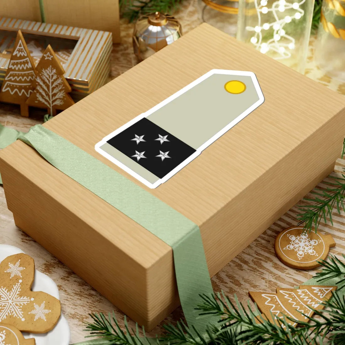 Army FRA OF 08 (Military Rank) STICKER Vinyl Kiss-Cut Decal - The Sticker Space