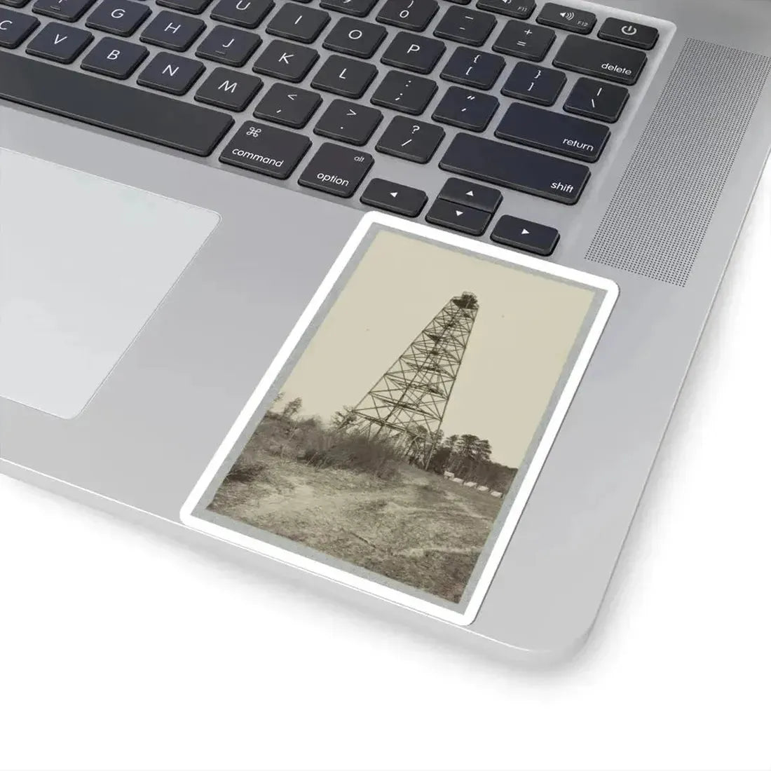 Army of the James, Signal Tower on Left of Bermuda Hundred Lines (U.S. Civil War) STICKER Vinyl Kiss-Cut Decal - The Sticker Space