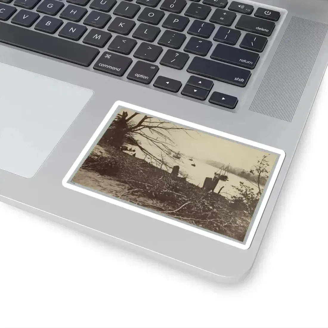 Army Transports in James River, Va. Near Deep Bottom (U.S. Civil War) STICKER Vinyl Kiss-Cut Decal - The Sticker Space