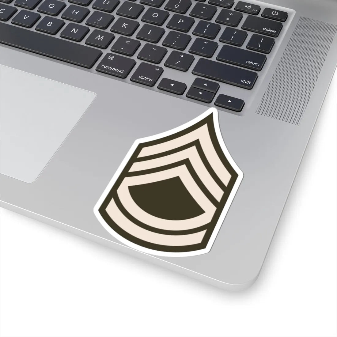 Army USA OR 07 Army greens (United States) (Military Rank) STICKER Vinyl Kiss-Cut Decal - The Sticker Space