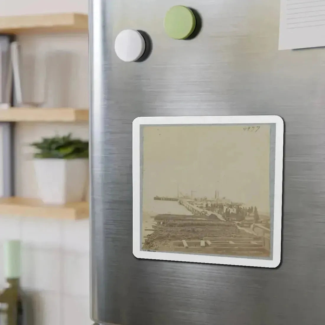 Army Wharf (U.S. Civil War) Refrigerator Magnet - The Sticker Space