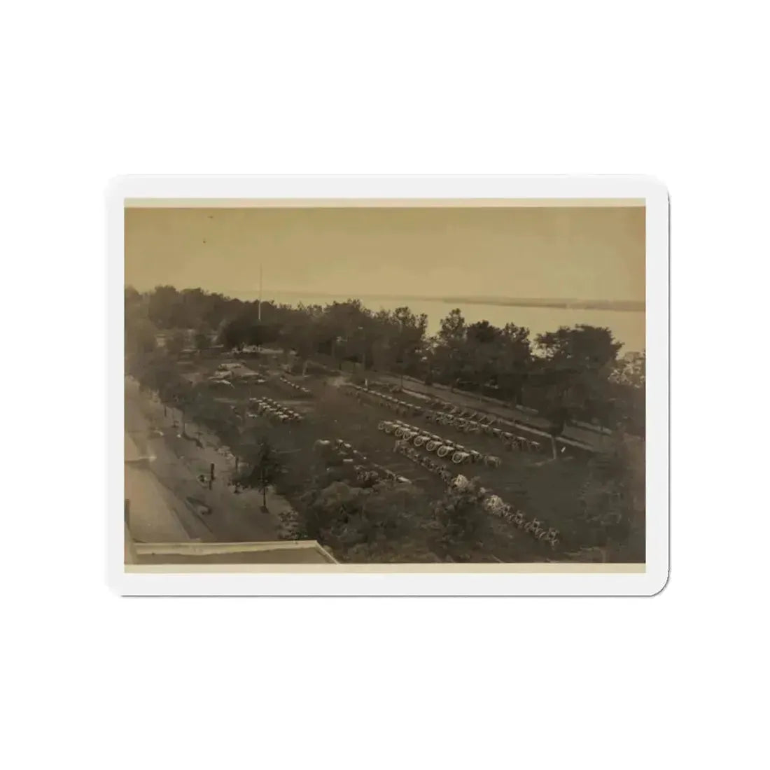 Arsenal Yard, Washington, D.C., From Roof Of Model Arsenal (U.S. Civil War) Refrigerator Magnet - The Sticker Space