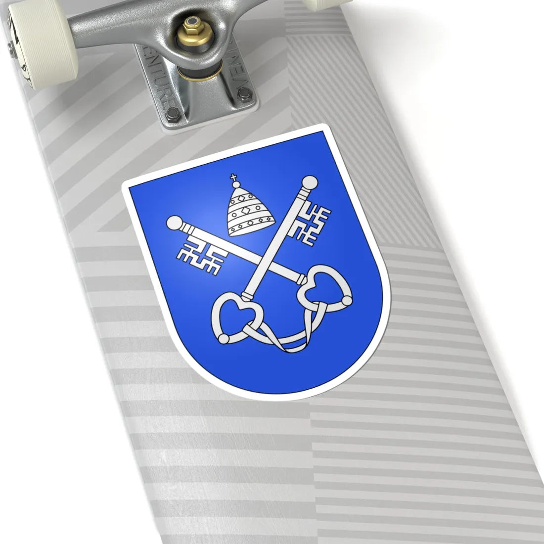 Ascona-coat of arms (Switzerland) (Coat of Arms) STICKER Vinyl Kiss-Cut Decal - The Sticker Space