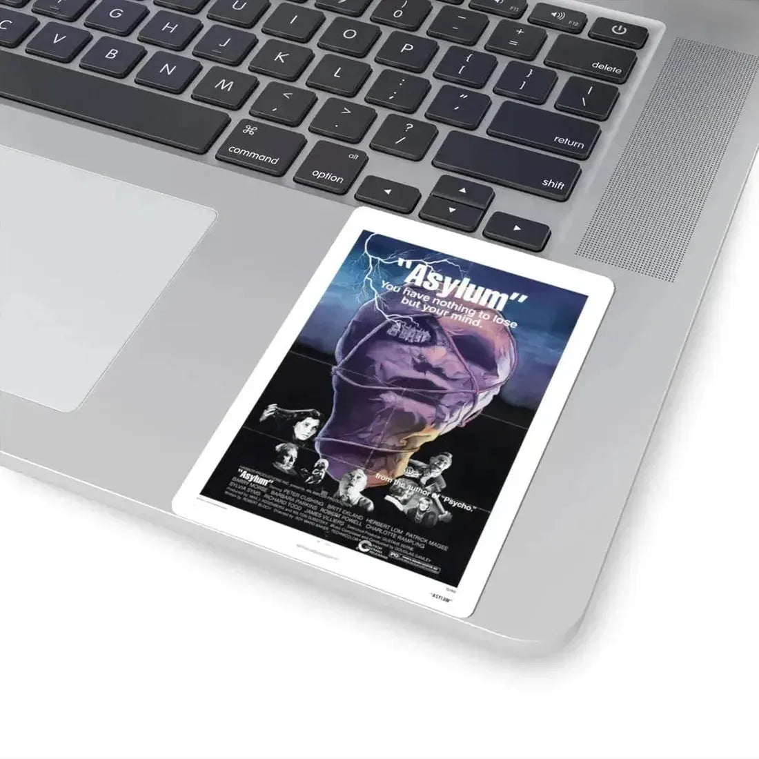 Asylum 1972 Movie Poster - STICKER Vinyl Kiss-Cut Decal - The Sticker Space