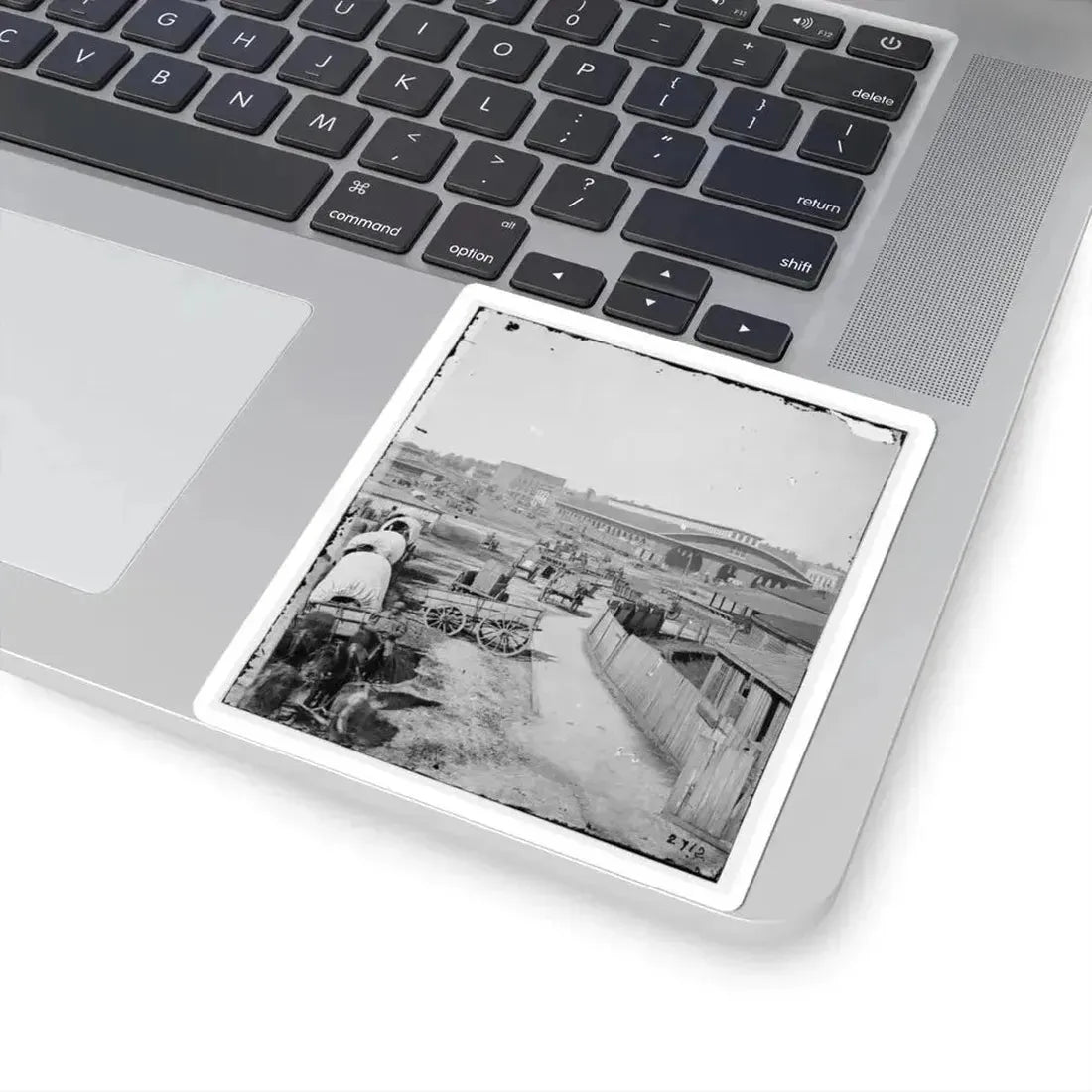 Atlanta, Ga. Railroad Depot; a Nearer View (U.S. Civil War) STICKER Vinyl Kiss-Cut Decal - The Sticker Space