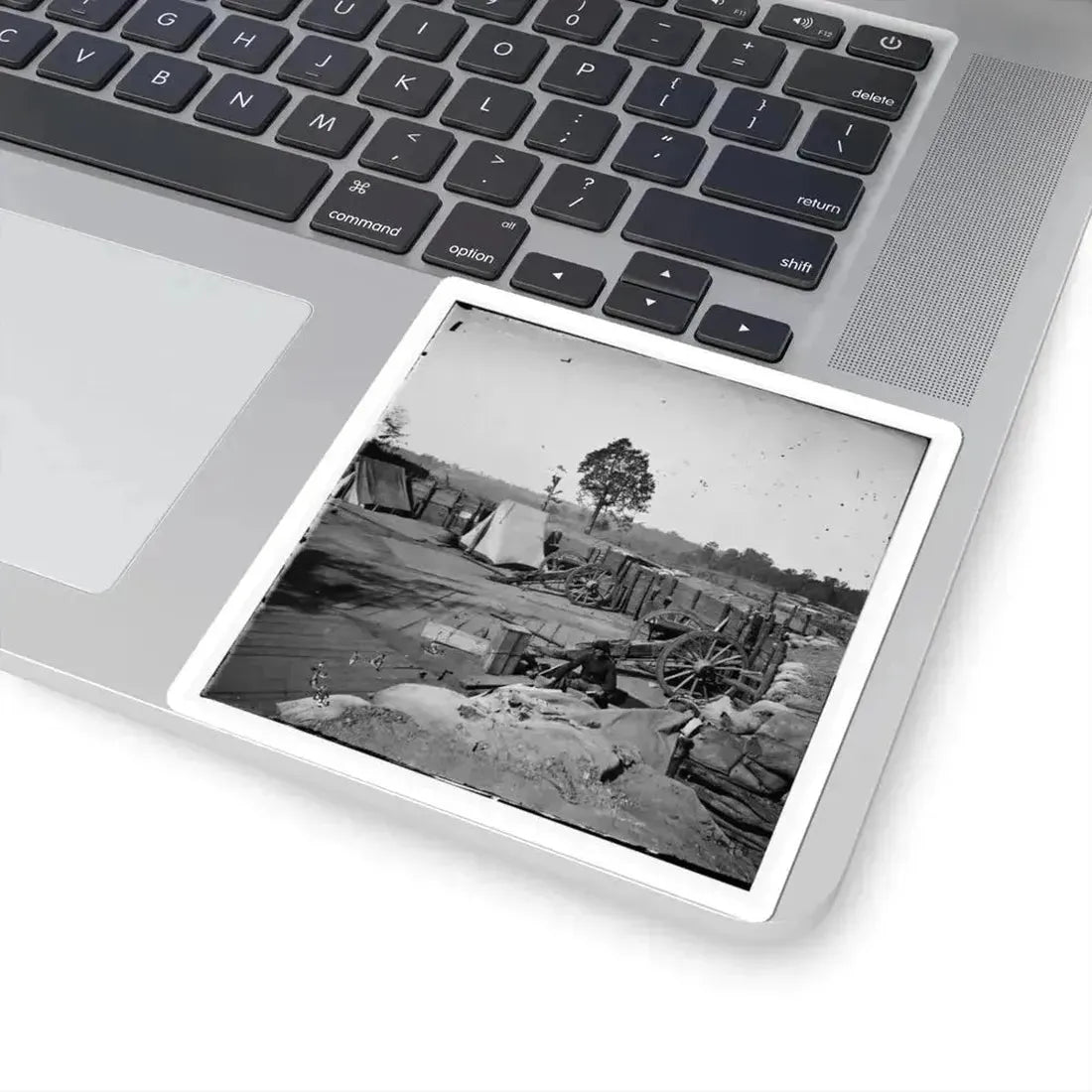 Atlanta, Georgia. Confederate Fort in Front of Atlanta-2 (U.S. Civil War) STICKER Vinyl Kiss-Cut Decal - The Sticker Space