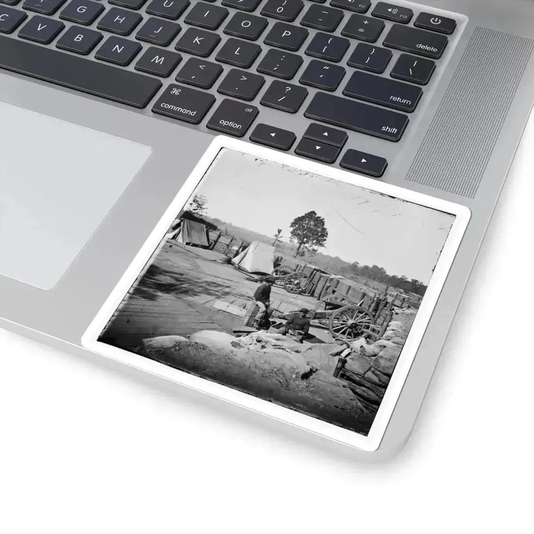 Atlanta, Georgia. Confederate Fort in Front of Atlanta-3 (U.S. Civil War) STICKER Vinyl Kiss-Cut Decal - The Sticker Space