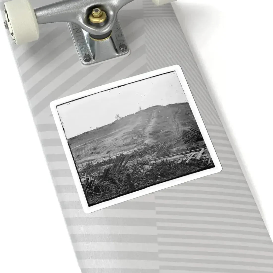 Atlanta, Georgia. Confederate Fortifications (U.S. Civil War) STICKER Vinyl Kiss-Cut Decal - The Sticker Space