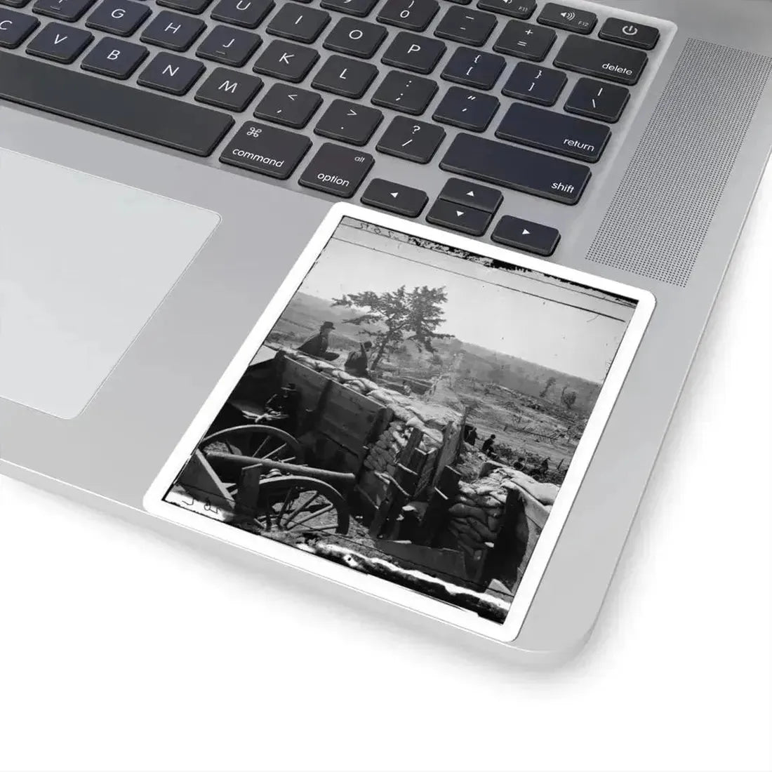 Atlanta, Georgia. Federal Troops in Confederate Fort (U.S. Civil War) STICKER Vinyl Kiss-Cut Decal - The Sticker Space