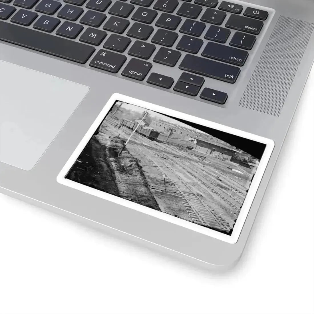 Atlanta, Georgia. Ruins of Depot, Blown Up on Sherman's Departure (U.S. Civil War) STICKER Vinyl Kiss-Cut Decal - The Sticker Space