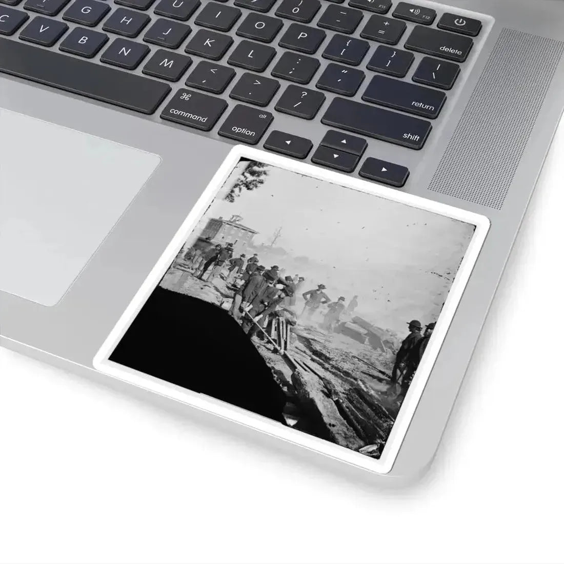 Atlanta, Georgia. Sherman's Men Destroying Railroad (U.S. Civil War) STICKER Vinyl Kiss-Cut Decal - The Sticker Space