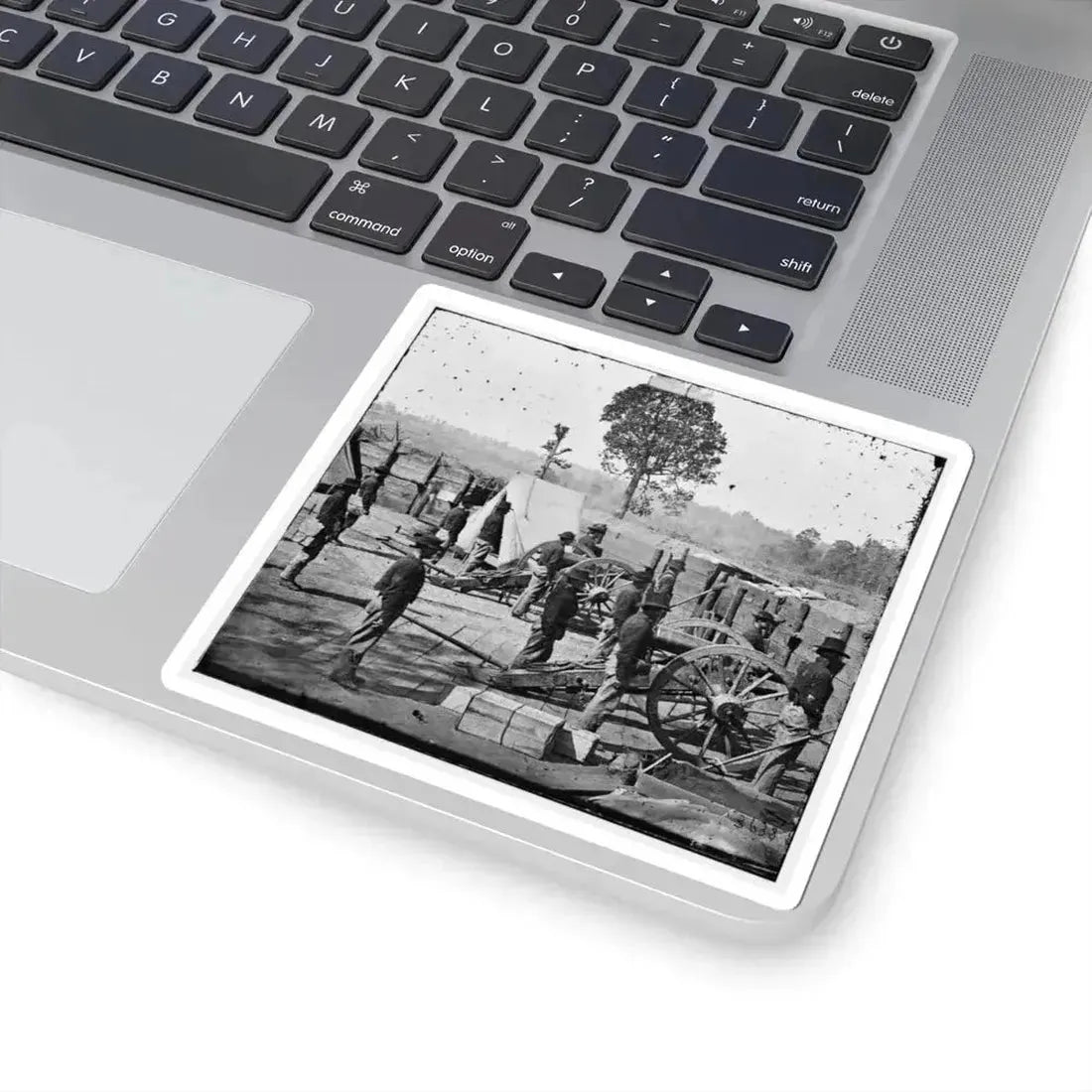 Atlanta, Georgia. Sherman's Men in Confederate Fort-2 (U.S. Civil War) STICKER Vinyl Kiss-Cut Decal - The Sticker Space