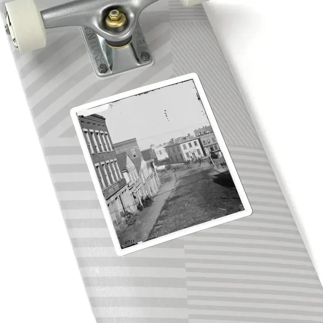 Atlanta, Georgia. View on Whitehall Street (U.S. Civil War) STICKER Vinyl Kiss-Cut Decal - The Sticker Space