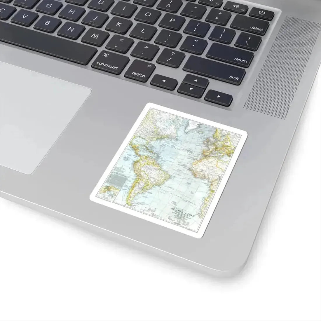Atlantic Ocean (1941) (Map) STICKER Vinyl Kiss-Cut Decal - The Sticker Space