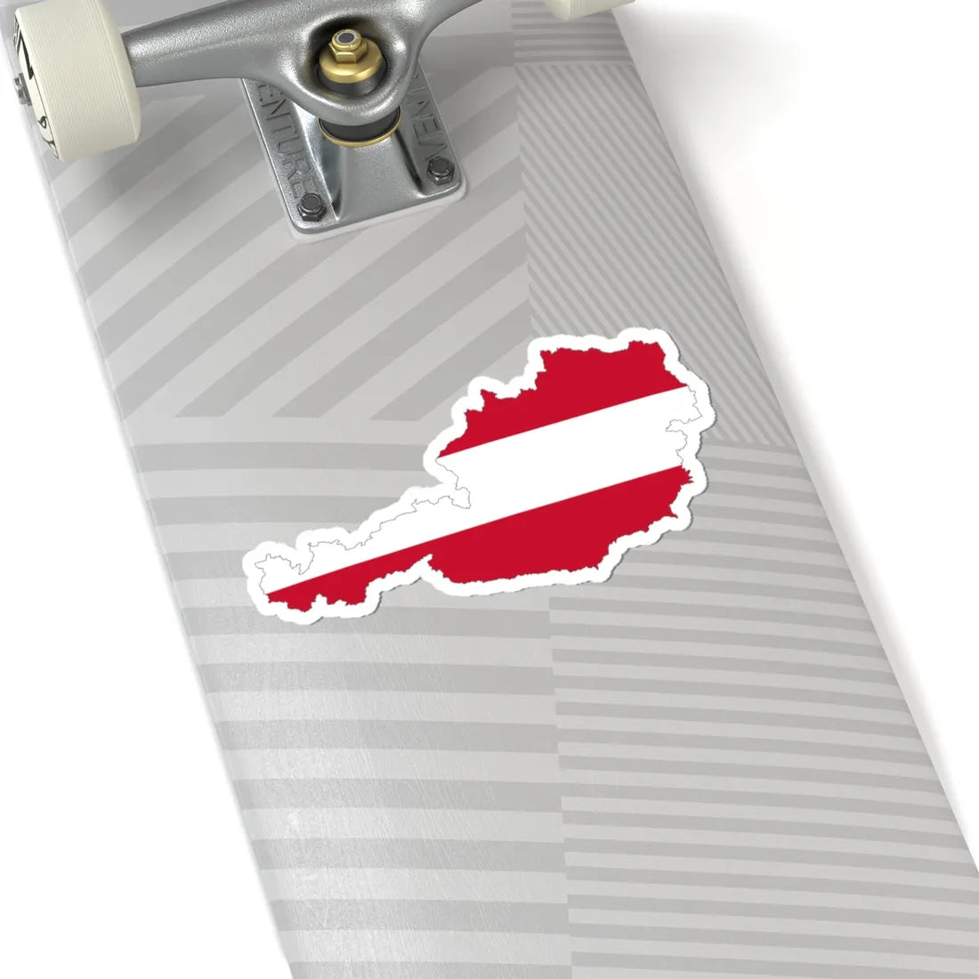 Austria-Flagmap (Austria) STICKER Vinyl Kiss-Cut Decal - The Sticker Space