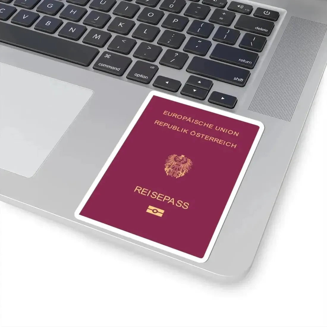 Austrian Passport - STICKER Vinyl Kiss-Cut Decal - The Sticker Space