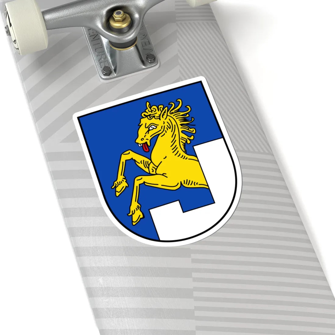 AUT Bramberg am Wildkogel COA (Austria) (Coat of Arms) STICKER Vinyl Kiss-Cut Decal - The Sticker Space