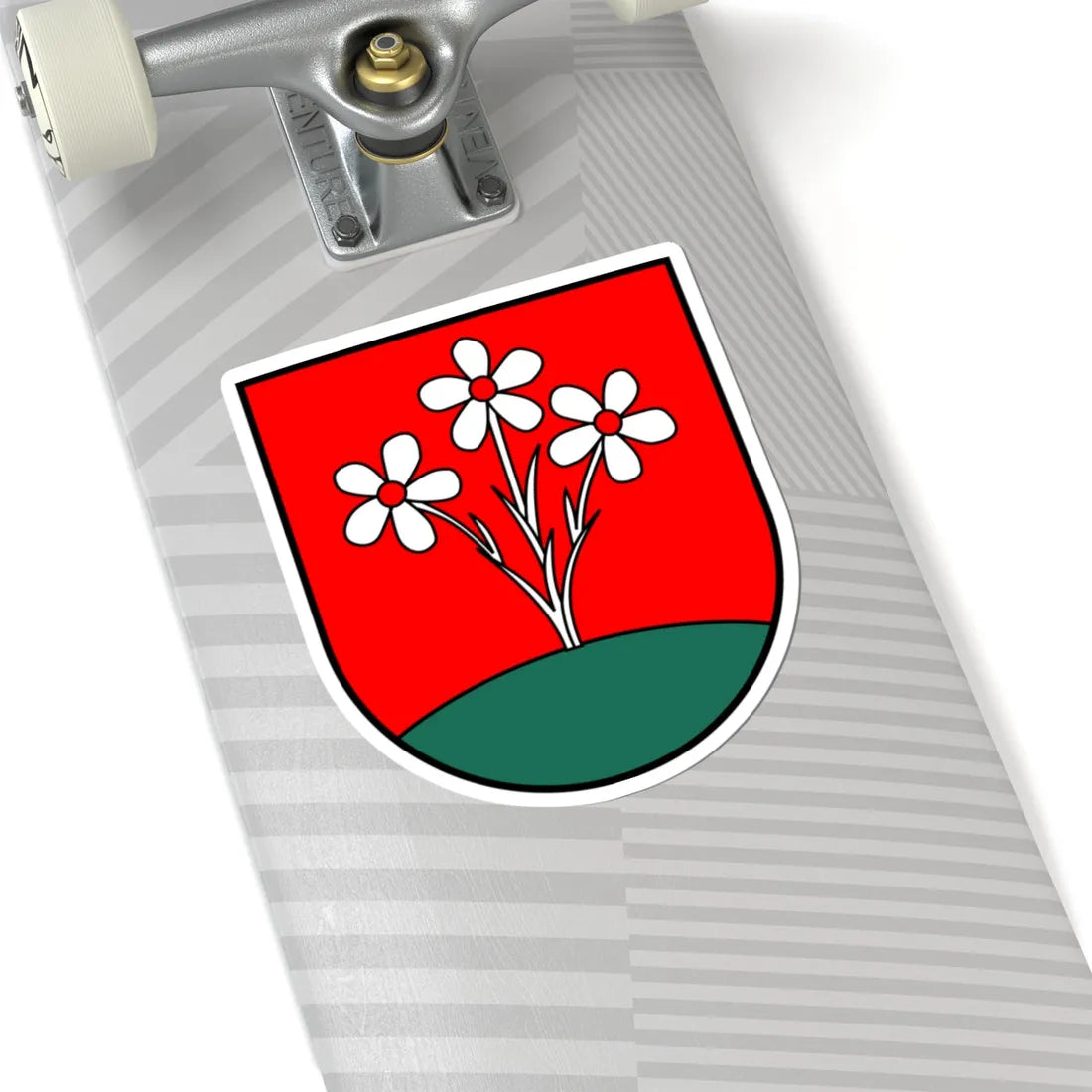 AUT Deutsch Jahrndorf COA (Austria) (Coat of Arms) STICKER Vinyl Kiss-Cut Decal - The Sticker Space