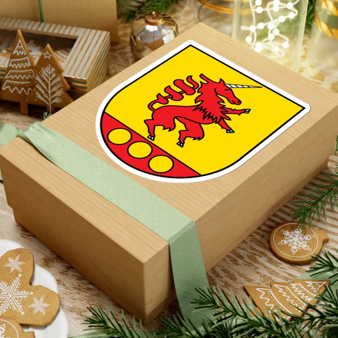 AUT Kaisersdorf COA (Austria) (Coat of Arms) STICKER Vinyl Kiss-Cut Decal - The Sticker Space