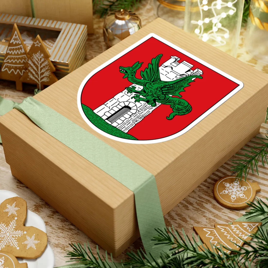 AUT Klagenfurt COA (Austria) (Coat of Arms) STICKER Vinyl Kiss-Cut Decal - The Sticker Space