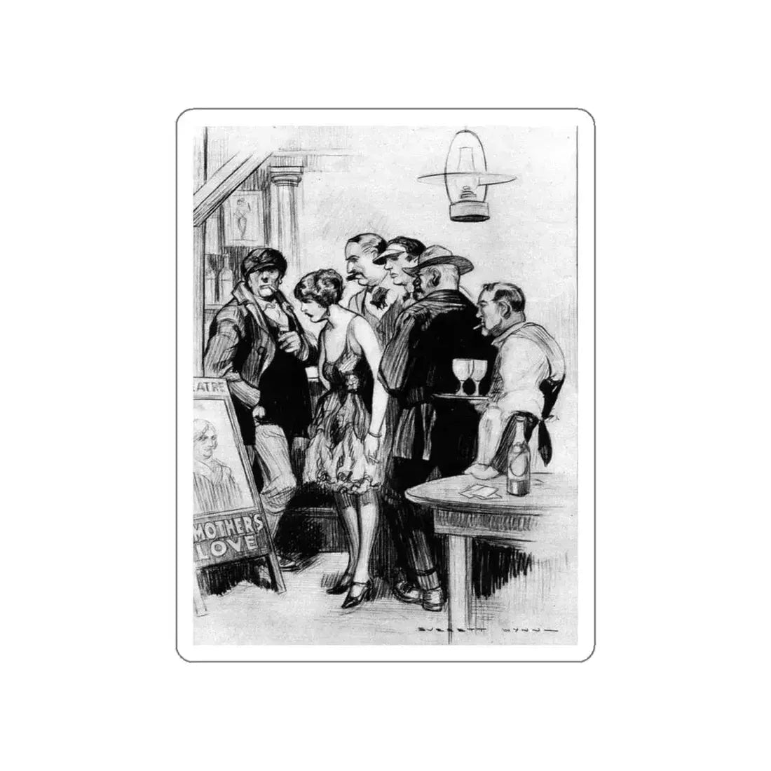 Bad Films Prove People Are Good, Screenland, February 1923 (Magazine Illustration) STICKER Vinyl Die-Cut Decal - The Sticker Space