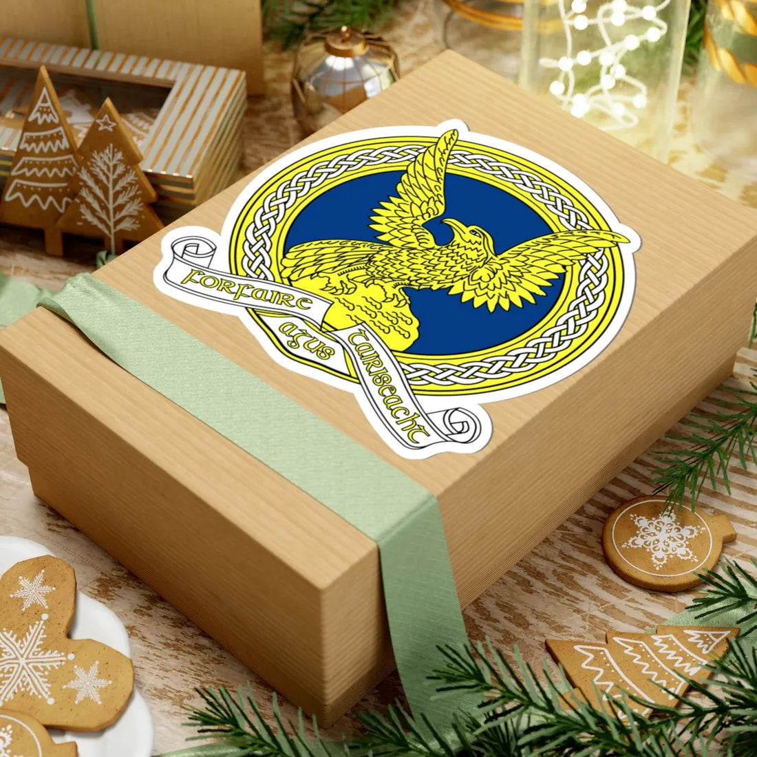 Badge of the Irish Air Corps (Ireland) (Coat of Arms) STICKER Vinyl Kiss-Cut Decal - The Sticker Space